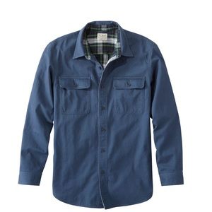 NWT LLBean Men’s Flannel-Lined Hurricane Shirt